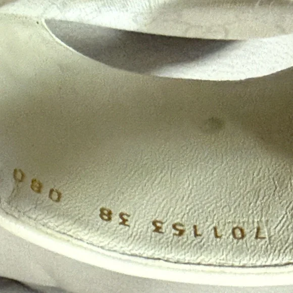 Gucci white/ Beige GG Supreme Slingback Platform Sandals - Picture 7 of 17